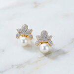 Pearl With Zirconia Earrings